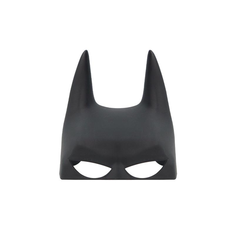 Maschera per Gatto Cartone Animato di Batman con Artigianato in Plastica Fai da Te per Halloween e Festa di Metà Autunno