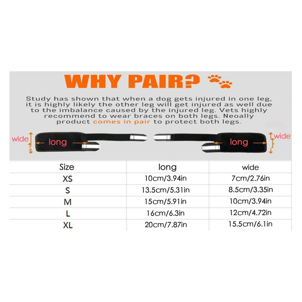 

Шина для передней лапы собаки, поддержка голеностопного сустава собаки, обертывание передней лапы, предотвращение травм, светоотражающий рукав для предплечья для игр на улице XS（old） чёрный
