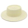High Quality Panama Straw Fedora Hat With Wide Brim For Sun Protection And Casual Outdoor Style
