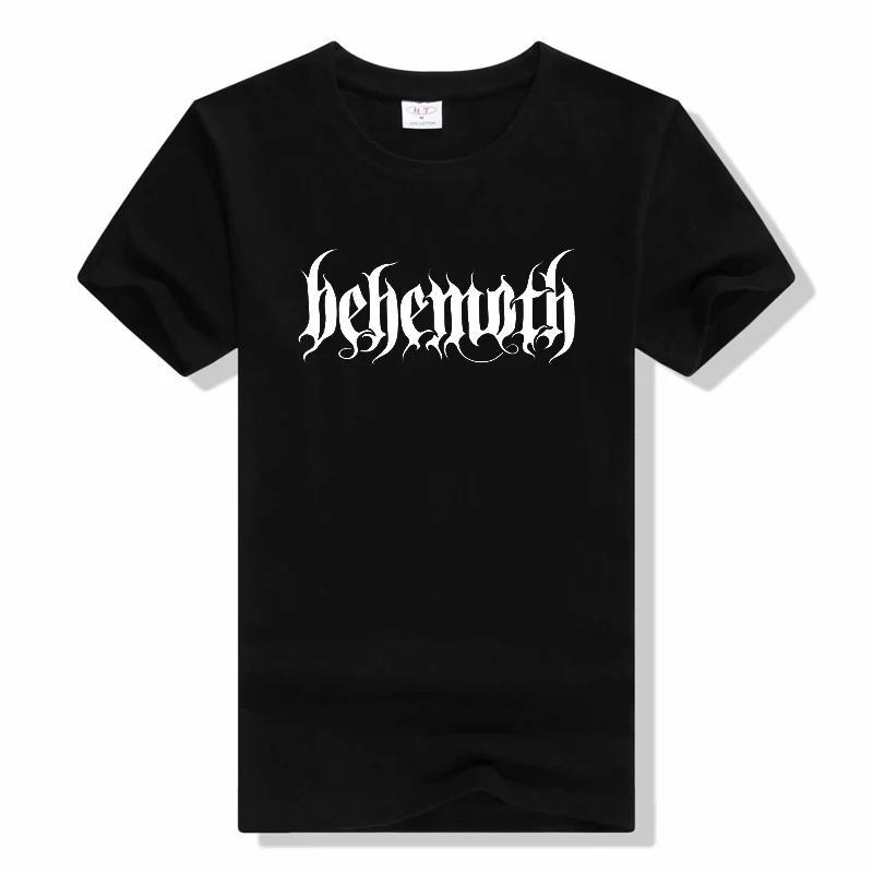 Clothing Summer T-shirts Black Metal Behemoth O Neck Short Sleeve Tees Tops Oversized T Shirt