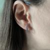 Silver Earrings with Cubic Zirkonia (2209973)