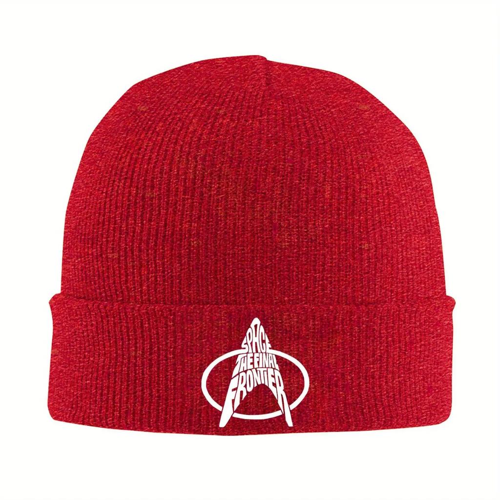 New Women Unisex Beanie Hat Star Trek Space The Final Frontier Accessories Warm Skullies Knitted Caps Beanies Skullies