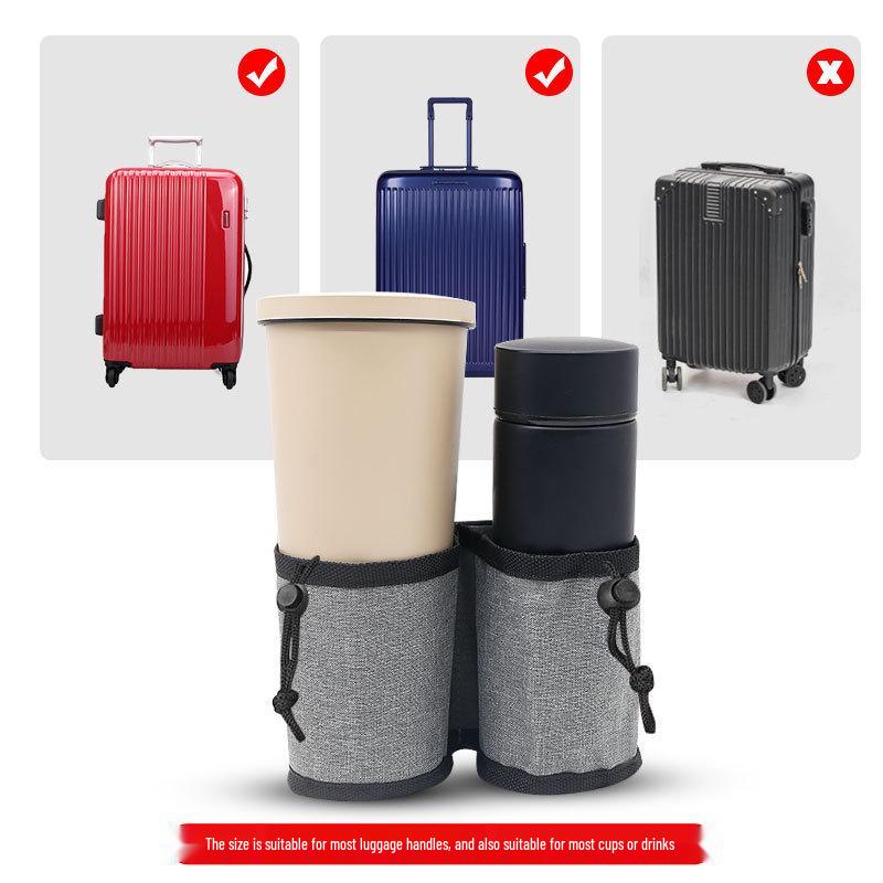 Multi-functional Portable Suitcase with Milk Tea Cup Holder