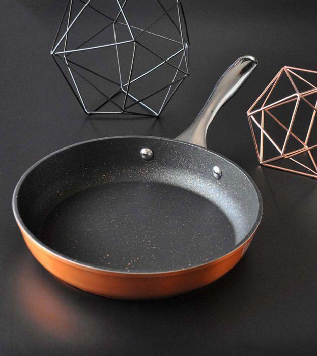 Poêle - pintinox - 38302520 - aluminium - anti-adhésif - 20 cm - cuivre brillant