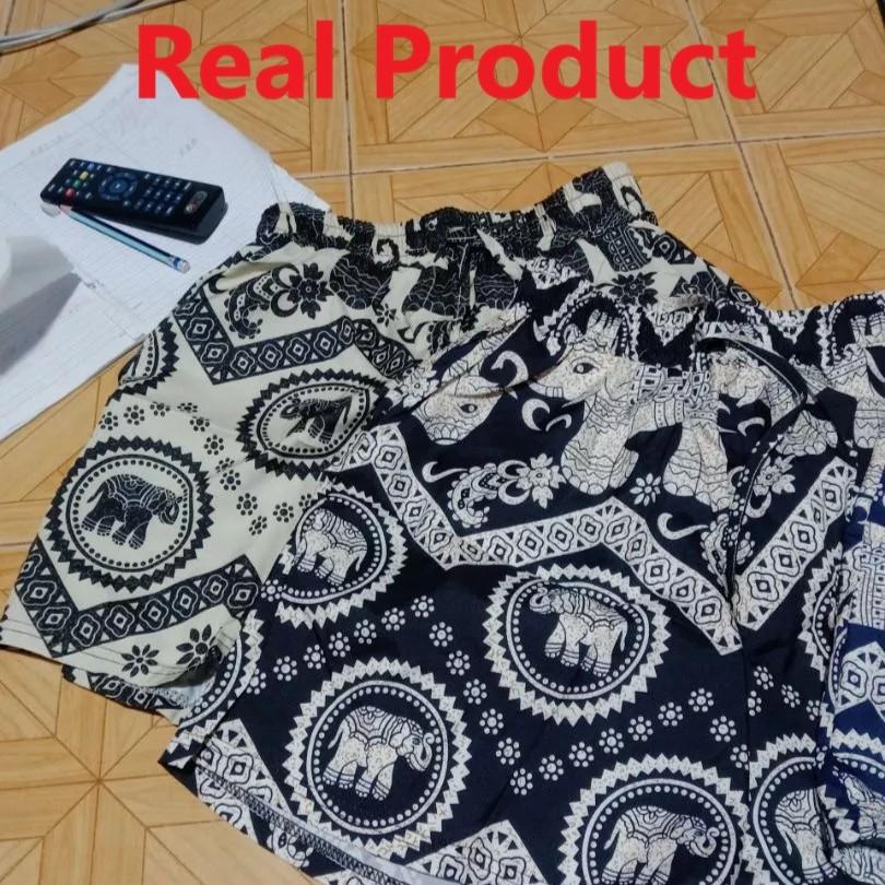 Muay Thai Boxing Elephant Pants Kickboxing Shorts Training Print Elastic Waistband Quick Dry Martial Art Unisex Men Women Fitness Workout Streetwear