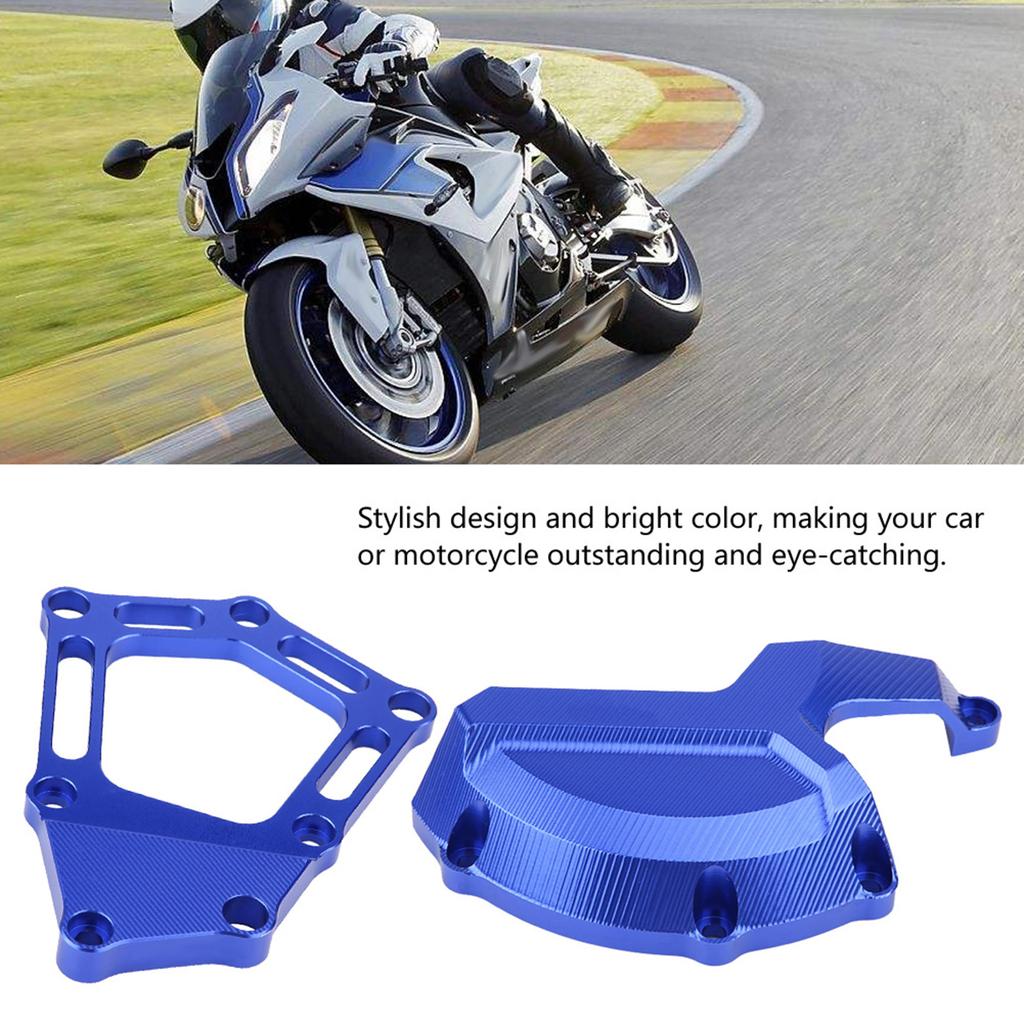 2Pcs Motorcycle Engine  Ive Black Cover Guard  or Fit for S1000RR 09‑16