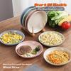 Dishes Wheat Straw Dinner Plates Set Eco Friendly Full Tableware Of Plates Set Kitchen Accessories Plates Dinnerware 4Pcs Dinner