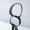 Abstract Metal Geometric Circle Ornament Silver Hoop Irregular Sculpture Decorative Figurines Home Decoration Accessories
