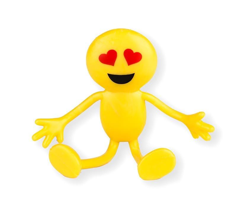 Creative 10 Pcs/Lot Kids Party Supply Favors Yellow Man Mini Sticky Emoji Toy for Children
