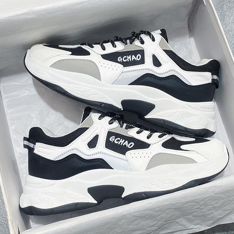 Fashion 2024 Fashion and Comfortable Mesh Breathable Outsole Shoes Summer Hot Sale Mens Casual Shoes Thick Bottom Breathable Sneaker