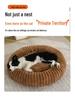Cross-Border Faux Fur Pet Nest: Warm Round Bed for Dogs & Cats