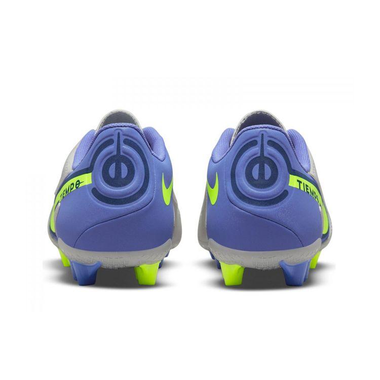 Nike Tiempo Legend 9 Academy Round Toe Lace-Up AG (Rubber Short Studs) Slip-Resistant Durable Soccer Shoes Men Soccer Shoes Gray Blue DB0627-075