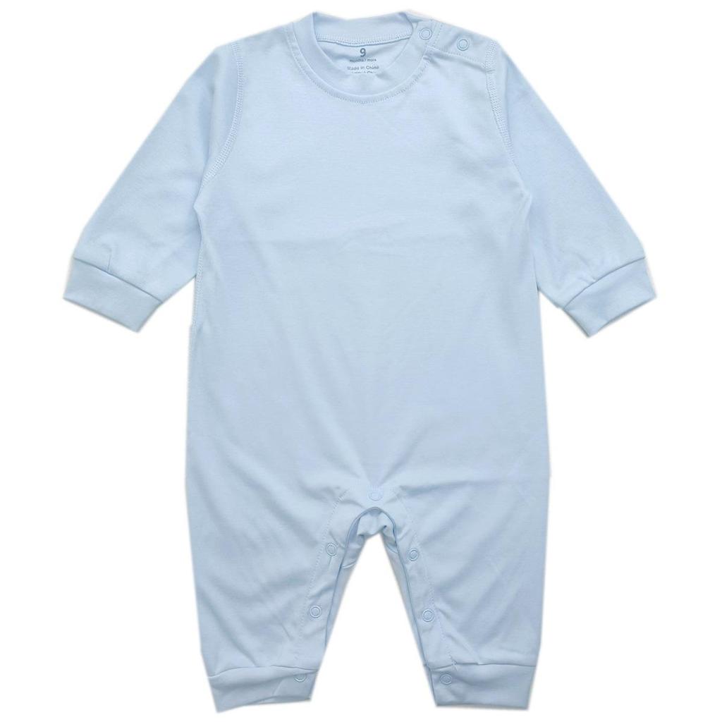 Pure Cotton Long Romper for Baby Boys & Girls, Floral Cartoon Jumpsuit, Long Sleeve Bodysuit