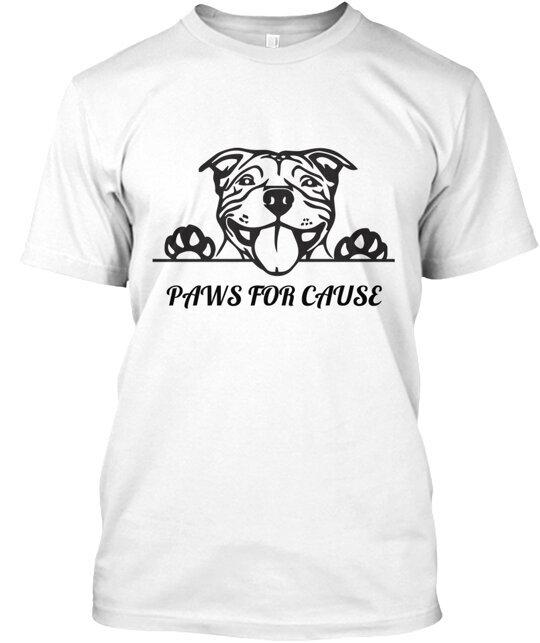 

Paws For Cause T-Shirt Made in the USA Size S to 5XL L