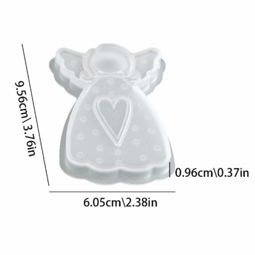DIY Hanging Ornament Resin Pendant Mold Faceless Angel Plaster Mold Concrete Mould  Craft Supplies