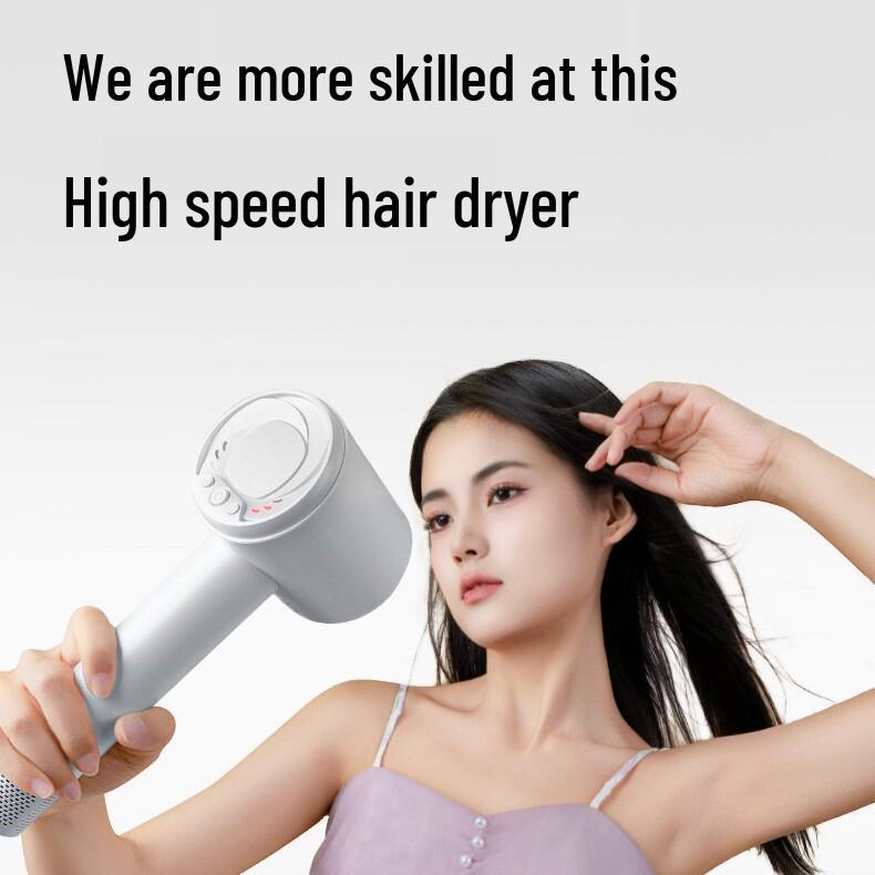High-Speed 1500W Quiet Hair Dryer with Plasma Care for Quick Drying