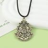 European and American Hogwarts House Badge Necklace Pendant Fan Gift Fashion Old Money Style