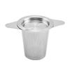 Stainless steel tea leak 304 tea filter double-ear tea filter double-handle tea leak tea filter tea filter tea With accessories