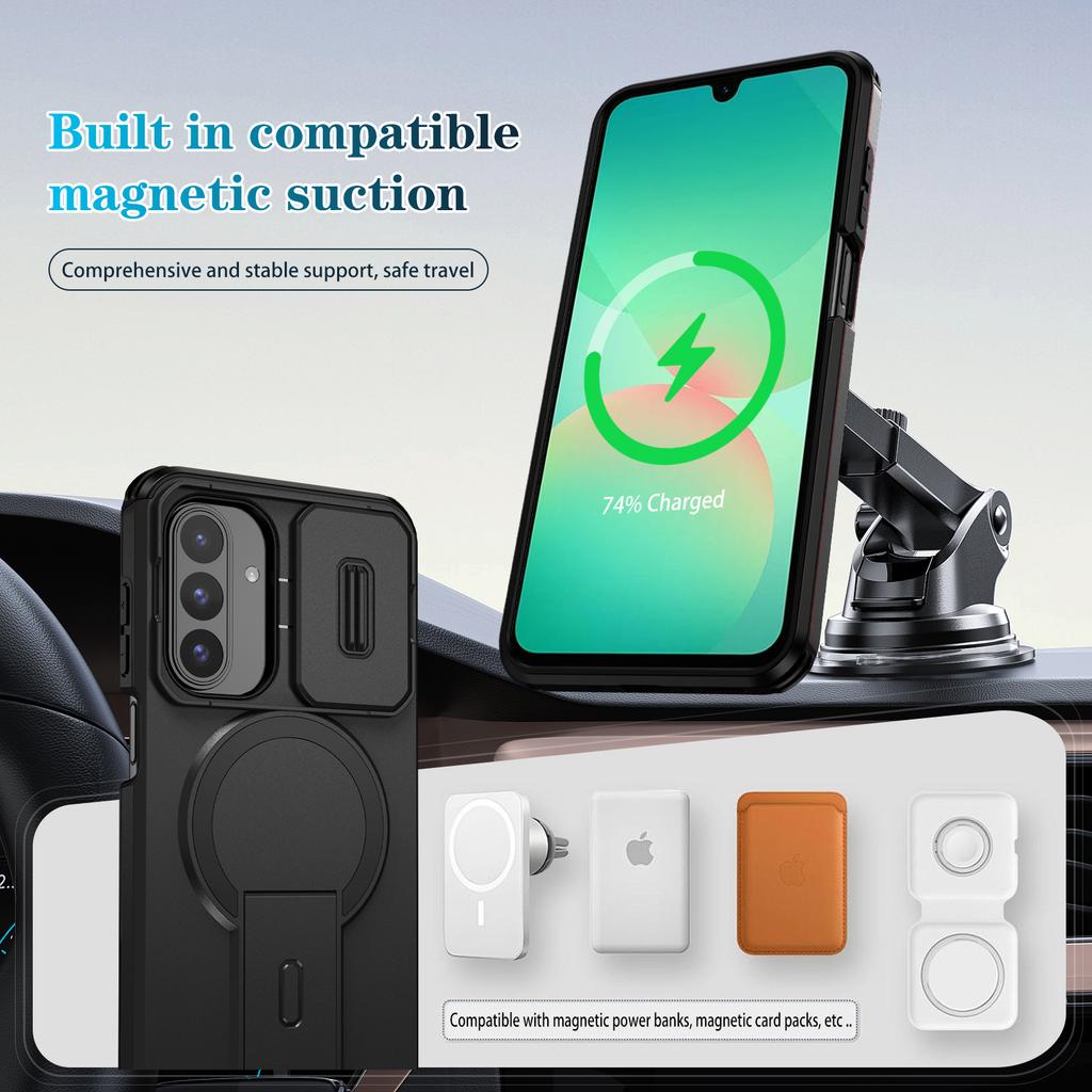 Shockproof Anti-Drop Cover for Magsafe Case for Samsung Galaxy A17 5G A56 A16 A36 A26 for Samsung A17