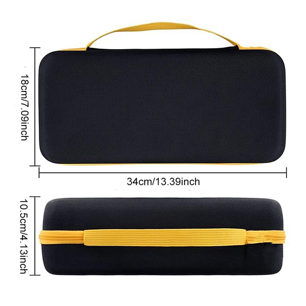 Жесткий водонепроницаемый кейс-органайзер для беспроводного автомобильного пылесоса Fanttik Slim V8/V10, ударопрочный жесткий кейс для хранения аксессуаров чёрный