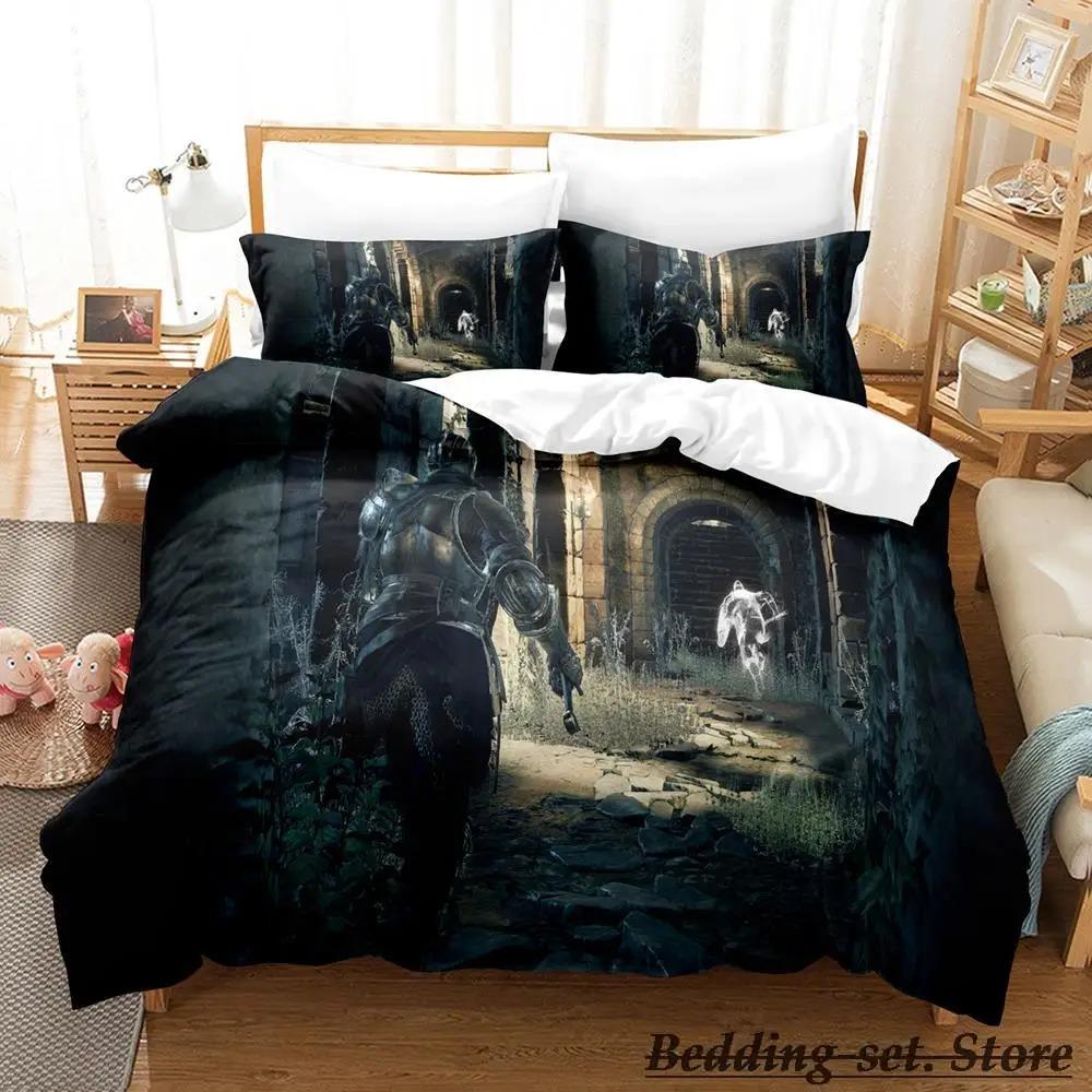 Dark Souls Bedding Set Single Twin Full Queen King Size Bed Set Aldult Kid Bedroom Duvetcover Sets Anime Parure De Lit Bed
