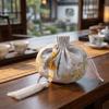 Elegant Zen Inspired Ancient Sachet Drawstring Closure with Tassels Chinese Pouch Handmade Mini Empty Bag Gift Giving
