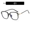 Oversized Frame Square Glasses Women Men Trendy Luxury  Designer Computer For Office Work Optical Eyeglasses Unisex Lentes