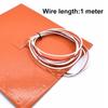 3D Printer Silicone Heating Pad 220V Heater Bed 200/235/300/310mm For 3D Printer Ender3 Cr10 Heating's Mat