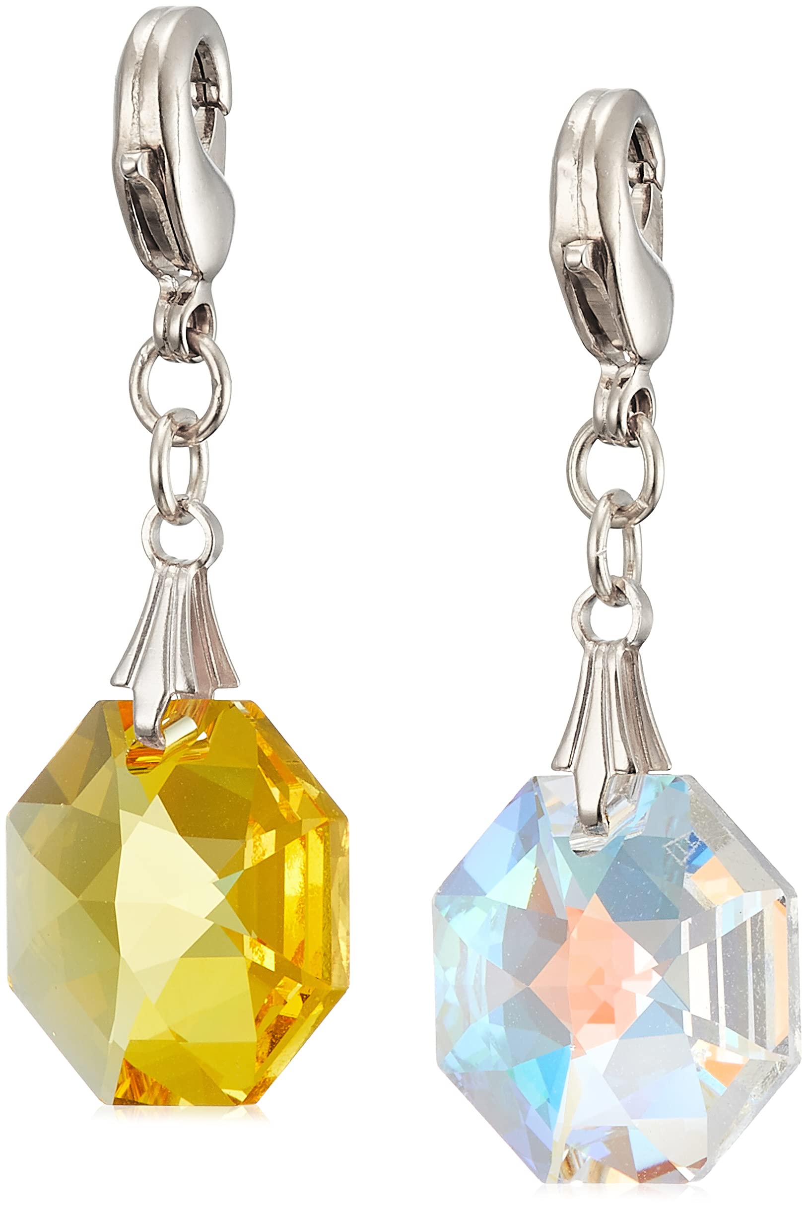 Женский брелок-восьмиугольник в стиле F, дополнительный шарм, ABLt. Топаз, Маленький