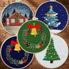 1 buc. Model Clopoțel de Crăciun Broderie DIY Kit Artizanat din Material Textil Artizanat Creativ Cusut
