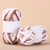 50g Ice Strip Thread Yarn Color Coarse Wool Thread Single Strand Chenille Knitting Yarn Handmade Diy Crochet Slippers Bib Scarf