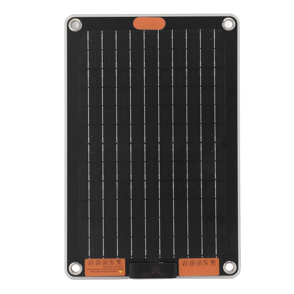 15W 5V 2.5A Solar Panel Battery Charger Monocrystalline Silicon Rain Proof Ultra Thin Portable