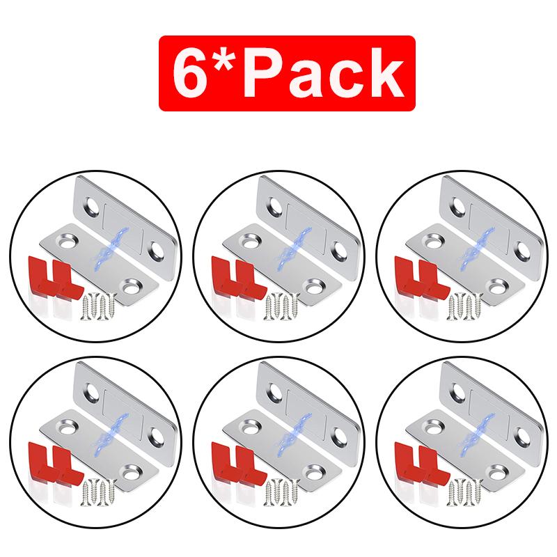 Magnetic Cabinet Catches Ultra Thin Door Strong Magnets Stopper Invisible Adhesive Drawer Magnet Lock for Kitchen Closet Closer