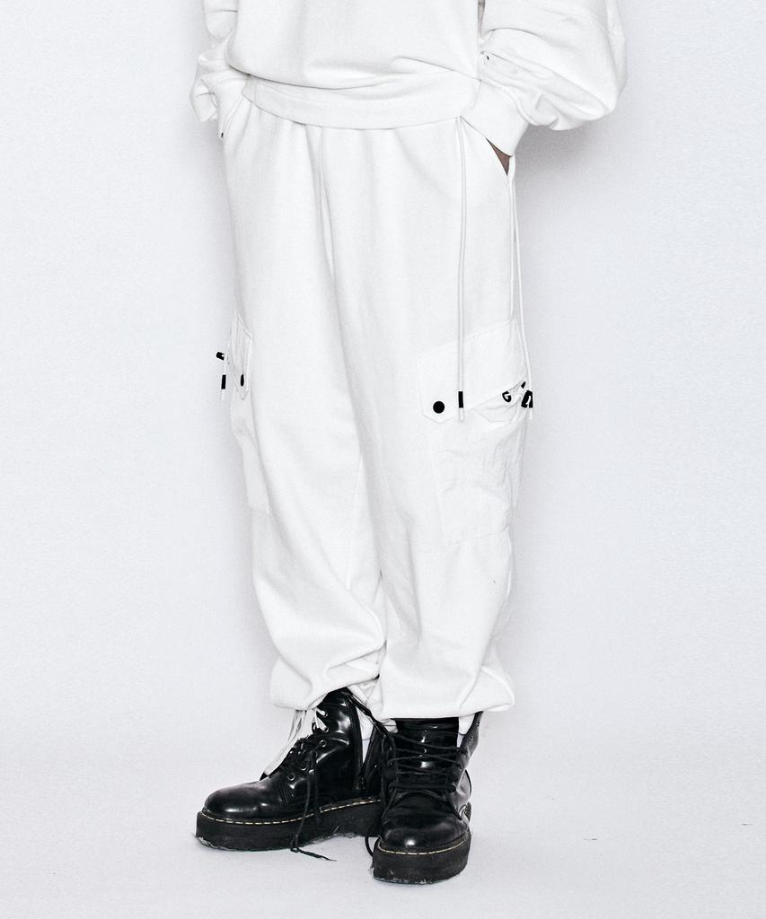 Millimillieon Basalt Hybrid Jersey Pants B07-White