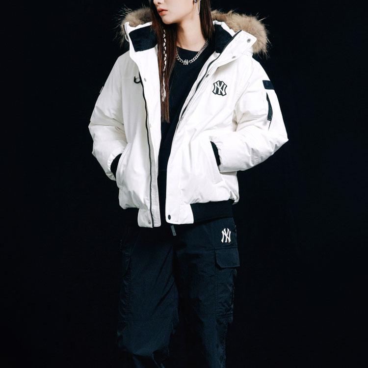New MLB New York Yankees Down Jackets Unisex White 3ADJB0716-50IVS