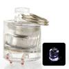 Mini Fishing  Led  Light Flash Lamp Cylindrical Button Fish Lure Lamp Fishing Tackle