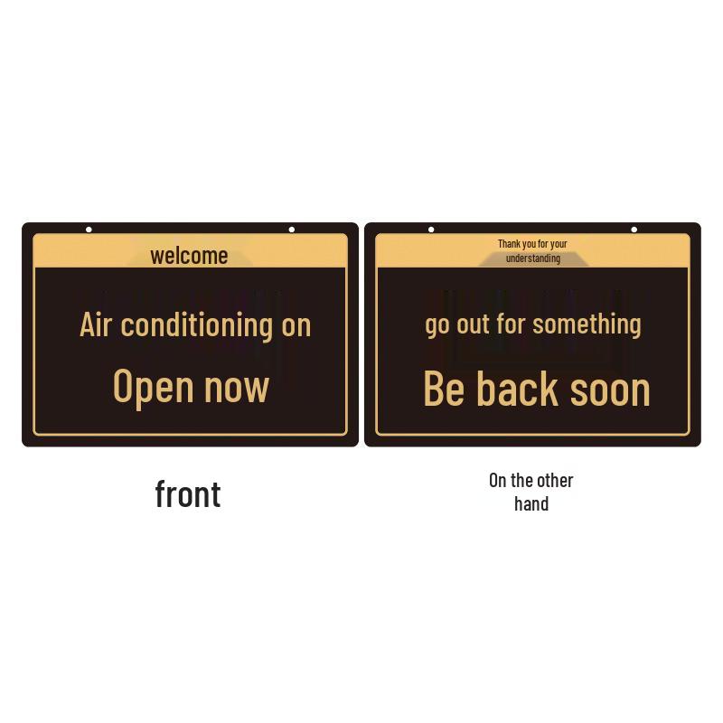 Welcome Sign: Open for Business/Temporary Outage