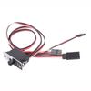 Black Red White JR Connector 250mm Model Airplane Ship Switch  For RC Airplane
