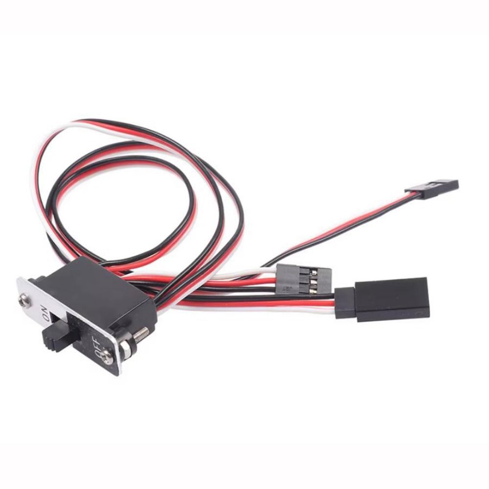 Black Red White JR Connector 250mm Model Airplane Ship Switch  For RC Airplane
