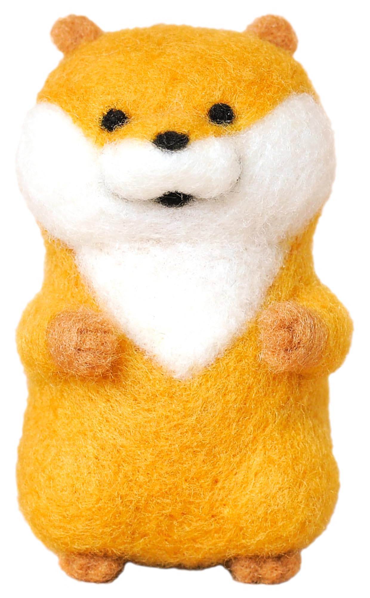 

A lying otter made with needle felting cute,