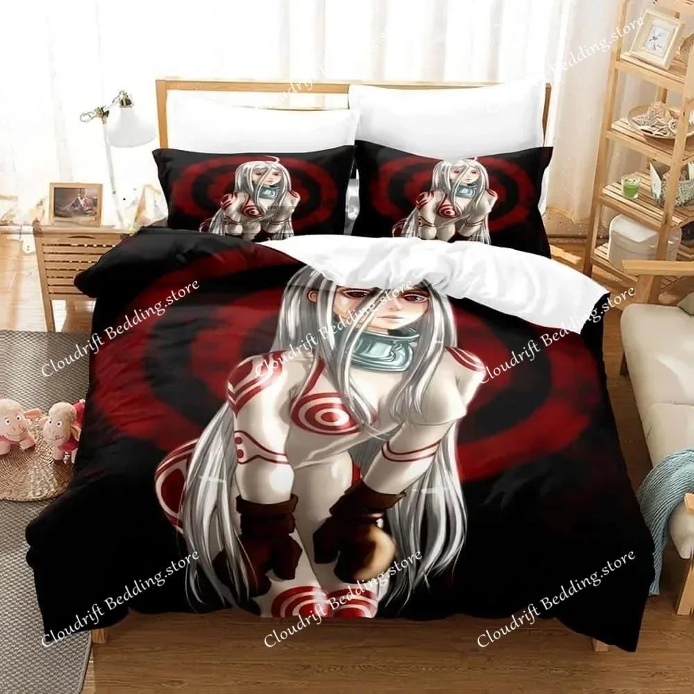 New 3D Printed Anime Deadman Wonderland Bedding Set Single Twin Full Queen King Size Bed Set Adult Kid Bedroom Duvet Cover Sets