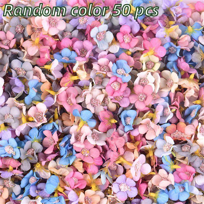 Silk Mini Daisy Flower Heads For Wedding Craft Home Party Gifts Decorations