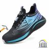 Fashion Labor Protection Shoes Anti-smashing Anti-piercing Lightweight Breathable Safety Shoes Steel Toe Work Boots for Men