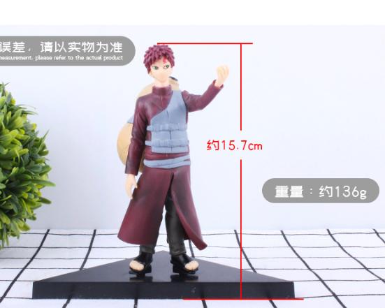 

16 см Аниме Фигурка NARUTO Фигурка Гаары Фигурка GK ПВХ Статуя Коллекционные Игрушки Подарки Японские Куклы no box