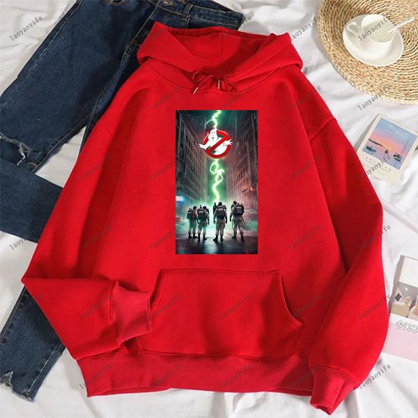 Ghostbusters Fashion Anime Casual Men's Hoodie Women and Men Sweatshirt Drop Shoulder Tracksuit Autumn and Winter Sweatshirt