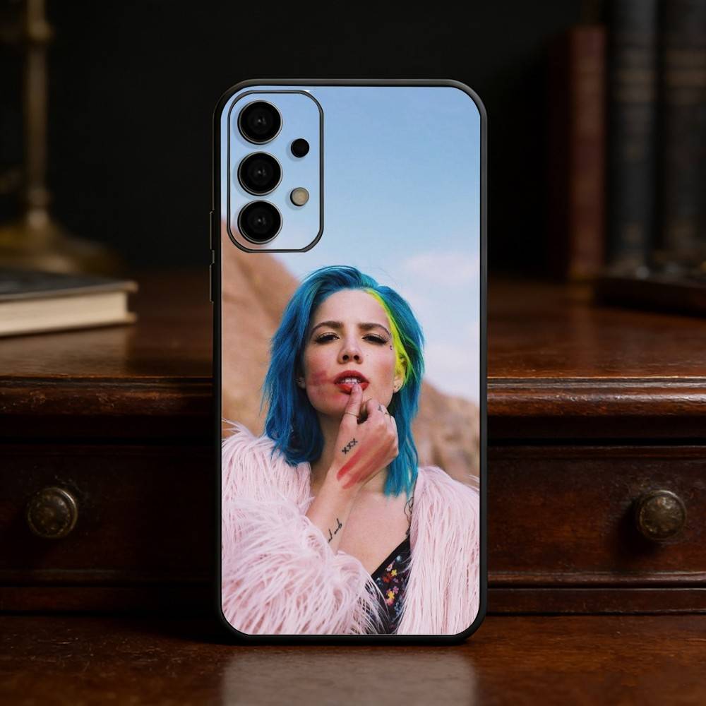 

Singer H-Halsey phone Case For Samsung S25,24,21,22,23,30,Ultra,20,Plus,Fe,Lite,Note Soft Black Cover Samsung S20lite5G