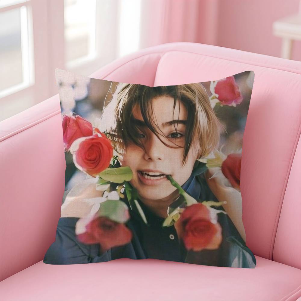 Actor NNijiro Murakami Cushion Cover Car Throw Pillow Case For Sofa Car Christmas Gift