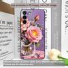 Luxurious Pink Rose Diamond Jewelry Printed Phone Case for Samsung Galaxy S26 S25 S24+ S23 Ultra S22 Plus S21 FE S20 Soft Cover