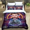 3D Johnny Hallyday bedruckte Bettwäsche-Sets exquisites Bettwaren-Set Bettbezug Steppbett-Set Bettwäsche-Set Luxus Geburtstagsgeschenk