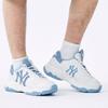 MLB New York Yankees Height Increasing Low top Chunky Sneakers Unisex White Blue 3ASHD045N-50BLS